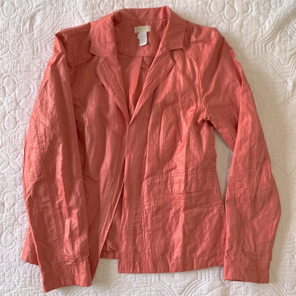 Chicos shimmery blazer